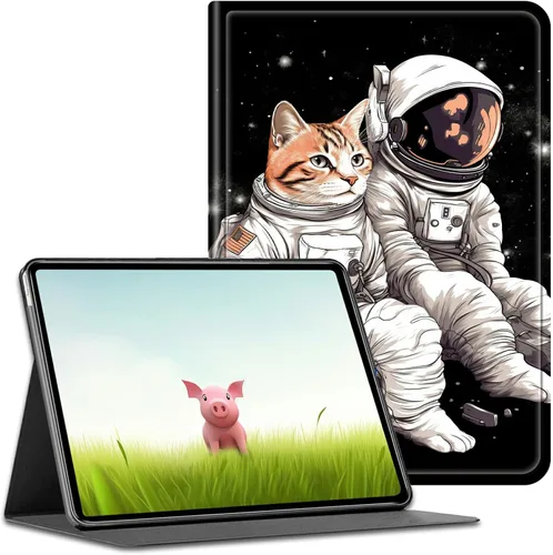 Miniatura 13 de Funda para iPad de 10.ª generación 2022, iPad de 10.9 pulgadas, iPad (A16) de 11ª generación de 11 pulgadas (2025), funda delgada de piel sintética