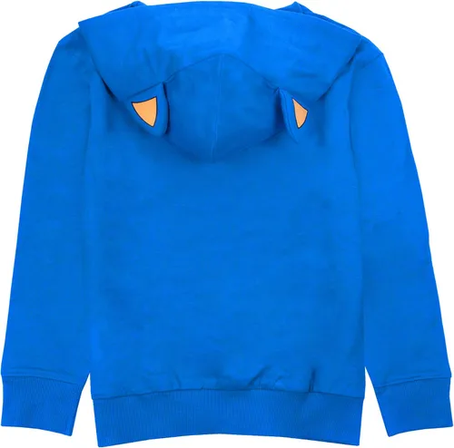 Miniatura 4 de Sonic The Hedgehog Hoodie Character 3D Ears Boys Kids Blue Hooded Jumper