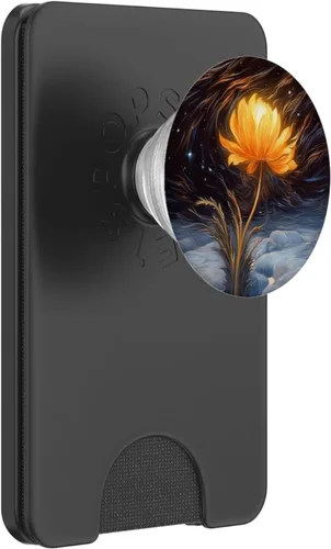 Miniatura 7 de PopSockets PopGrip estándar de flores de caléndula de invierno