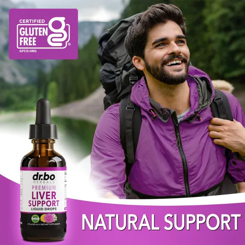 Miniatura 5 de Liver Cleanse Detox & Repair Organic - Suplemento natural de apoyo hepático gotas líquidas, diente de león de cardo mariano, extracto de piedra