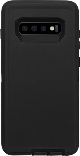 Miniatura 2 de AICase Funda para Galaxy S10 Plus, protección contra caídas, cuerpo completo, resistente, a prueba de golpes, caídas, polvo, capa protectora Negro