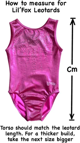Miniatura 6 de LIL'FOX Leotardos de gimnasia para niñas SHINY FOIL SHIMMER Danza, Tumbling, Leotardo de gimnasia