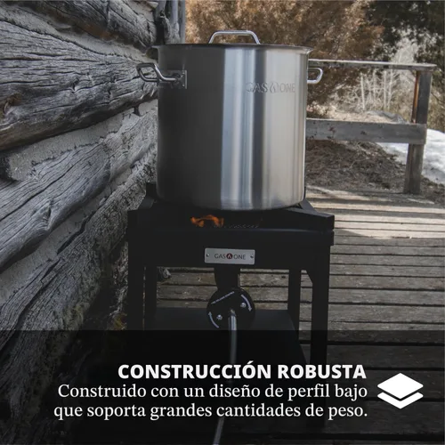 Miniatura 4 de GasOne B-5350A - Cocina de gas para exteriores con manguera reguladora trenzada de acero para freír pavos y cocinar al aire libre