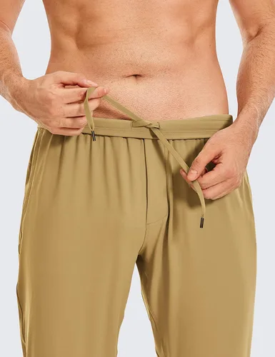 Miniatura 3 de CRZ YOGA Pantalones deportivos cómodos y elásticos en 4 direcciones para hombre, para correr, senderismo, golf, gimnasio, entrenamiento, pantalones