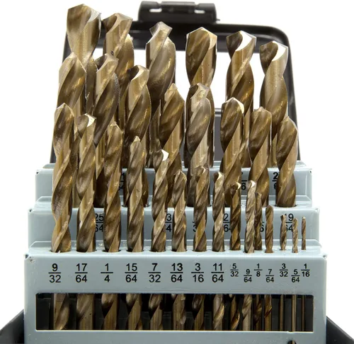 Miniatura 2 de WEN DB291A Juego de brocas Hss de óxido de oro de 29 piezas con estuche de transporte