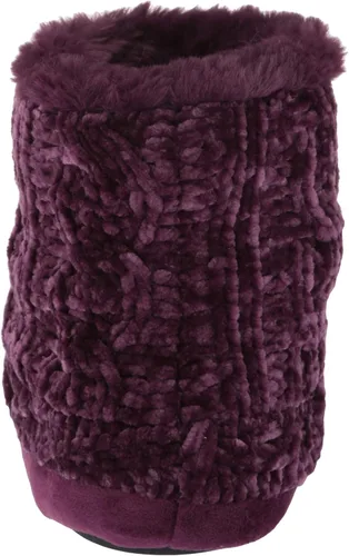 Miniatura 3 de Dearfoams Women's Leah Marled Chenille Knit Bootie Slipper