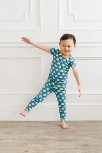 Miniatura 3 de KicKee Pajama Sets from our Year Round Celebration Collection, Matching Top and Bottom Sleepwear Set, Babies and Kids PJ Set