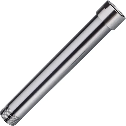 Miniatura 12 de Extensión de brazo de ducha cromado, extensor de montaje de brazo de 6 pulgadas para cabezal de ducha superior, tubo extensor de hembra a macho