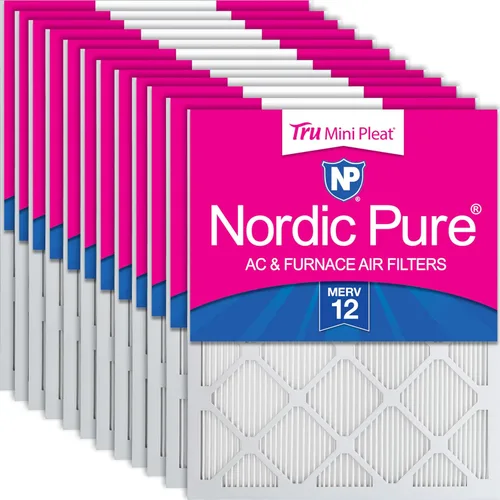 Miniatura 88 de Nordic Pure Filtros de aire para horno MERV 6 de 18 x 25 x 1 pulgadas (tamaño real: 17 1/2 x 24 1/2 x 3/4), color verde poliéster MERV 6, reduce