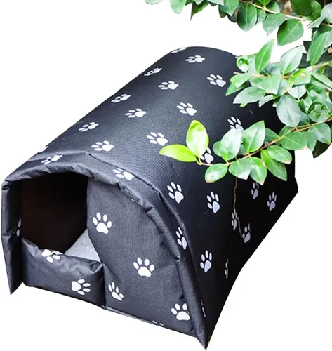 Cama para mascotas, cama para gatos callejeros, resistente a la lluvia y al aire libre, tela Oxford, arena para gatos, suministros para mascotas,