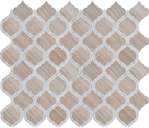 Miniatura 37 de MSI Verona Patrón Dorado 12 pulg. x 12 pulg. Azulejo de Mosaico de Mármol Montado en Malla para Pared de Baño, Piso, Salpicadero de Cocina y Verona