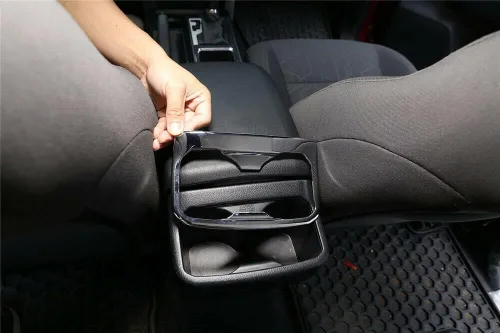 Miniatura 3 de ERIDANUS Adhesivos para el reposabrazos del asiento trasero interior de la cubierta del portavasos, para Toyota Tacoma 2023, 2022, 2021, 2020, 2019