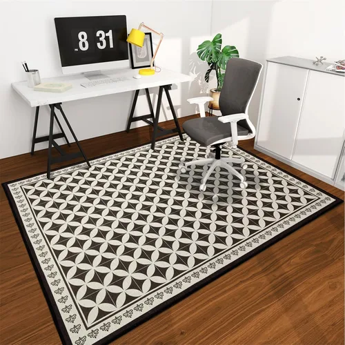 Miniatura 44 de chakme Tapete para silla de oficina para suelo de madera dura, 48 x 36 pulgadas, protector de escritorio de computadora de fácil deslizamiento