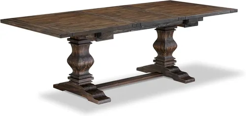 Miniatura 7 de East West Furniture LAGA11-78-03 - Juego de mesa de comedor de 11 piezas, incluye una mesa de comedor rectangular con hojas extraíbles y 10 sillas