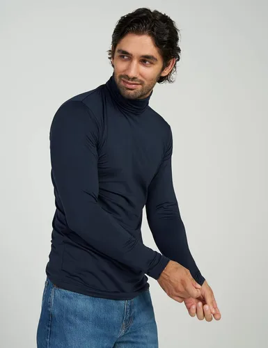Miniatura 4 de LAPASA Mens Thermal Turtleneck Underwear Top Fleece Long Sleeve Shirt Base Layer Undershirt Lightweight Midweight M122M124