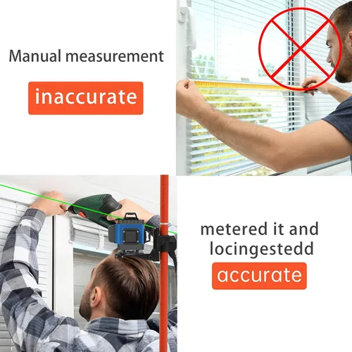 Miniatura 6 de Mástil telescópico, mástil de soporte telescópico con poste de montaje extensible para niveles láser de láseres giratorios y lineales