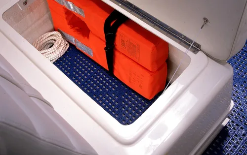 Miniatura 4 de Dri-Dek Marine Surface - Azulejos entrelazados de 1'x1' - Compartimento de almacenamiento para barcos, revestimiento de casillero de ancla seco
