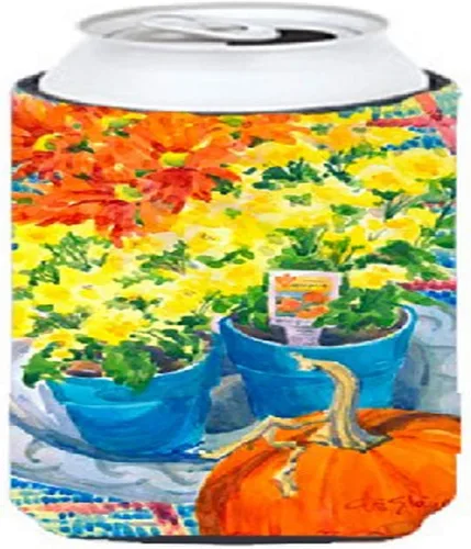 Miniatura 4 de Caroline's Treasures 6015LITERK Flower – Bird of Paradise Botella de vino Hugger Botella Enfriador de Frigorífico Hugger Funda Abrazadora Lavable a