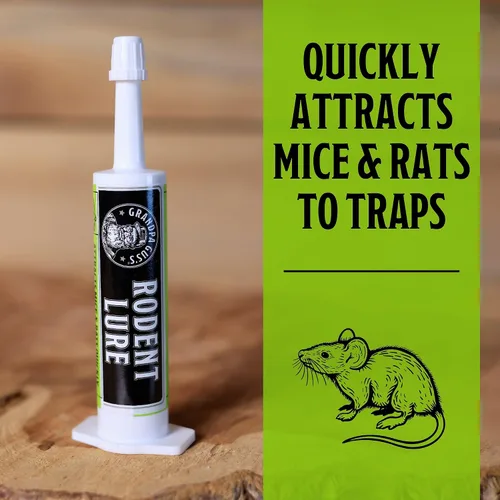 Miniatura 5 de Grandpa Gus’s Atrayente de Roedores de Grado Alimentario para Trampas de Ratas y Ratones, Atrayente de Cebo Natural, No Tóxico y Seguro, Compatible