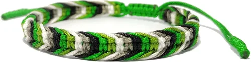 LAMIBEE Pulsera tibetana con diseño de pansexualidad bisexual LGBT Proud Love Brazaletes de cuerda de amuleto y bohemio para mujeres y hombres,