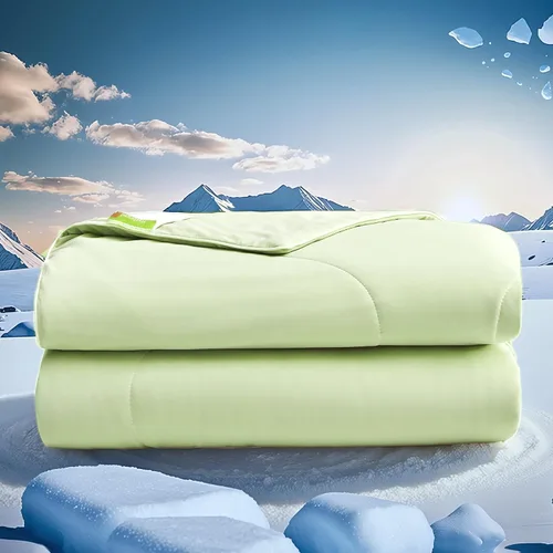 Miniatura 8 de Edredón refrescante, mantas frías para personas que duermen con calor y sudores nocturnos, edredón ligero lavable, suave, transpirable, suave y Gris
