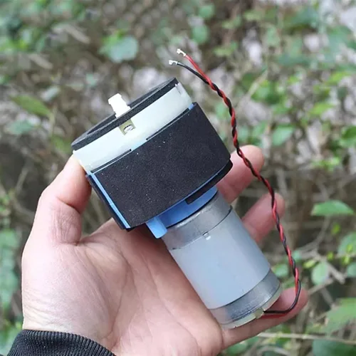 Miniatura 2 de DC 12V 15LPM Gran Flujo Alta Presión 555 Bomba de aire de vacío Bomba de diafragma de succión de presión negativa DIY Packer Inflador