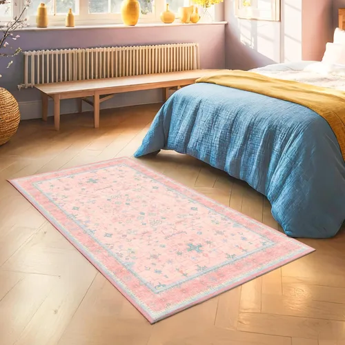 Miniatura 104 de Alfombra Boho Negra para Sala de Estar - Alfombra de Área Lavable de 10x14 Pies, Alfombras de Comedor para Debajo de la Mesa, Alfombra Suave de Pelo