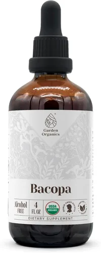 Miniatura 6 de Bacopa USDA Organic Extracto sin alcohol, gotas de hierbas orgánicas, suplemento, relajación, efecto cognitivo positivo Tintura hecha de Bacopa