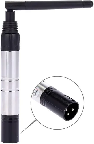 Miniatura 4 de Lixada DMX512 DMX Dfi DJ 2.4G transmisor inalámbrico con adaptador controlador de iluminación de antena 23DBM alta potencia 1000M ultra larga