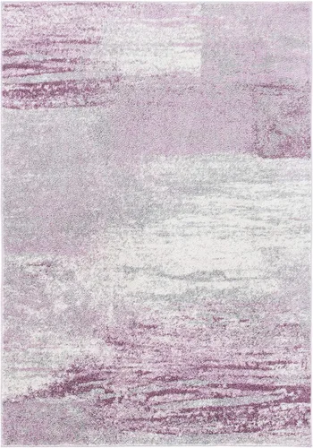 Miniatura 70 de SAFAVIEH, colección Adirondack - Alfombra de 6 x 9 pies, plateada/multicolor, abstracta, moderna, no desprende pelo, de fácil cuidado, para zonas