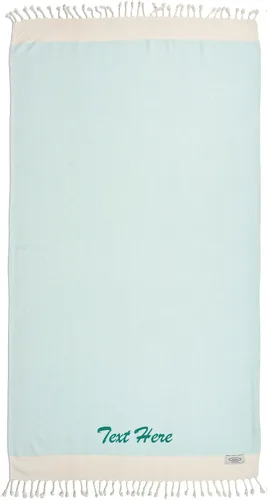 Miniatura 35 de Lahammam - Toalla de playa bordada personalizada, fácil de transportar, sin arena, altamente absorbente, de secado rápido, toallas turcas para Aqua