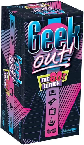 Miniatura 3 de Geek Out! - Edición de los 80, juego de fiesta de cultura pop, divertido juego de bluffing para adultos, familiar, nostalgia clásica de los 80