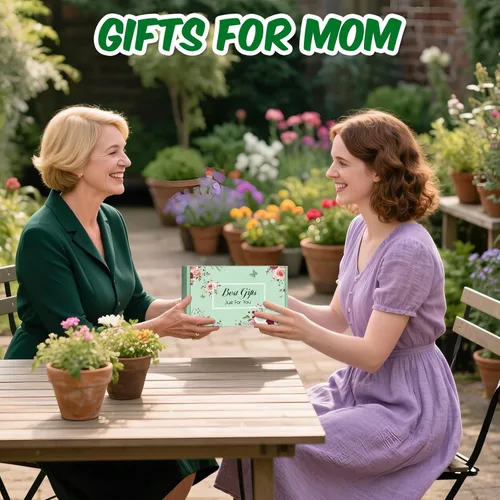 Miniatura 2 de Regalos de jardinería para mujeres, suministros de jardinería, herramientas de jardín con tenedor de mano, pala, guantes, delantal, para mamá