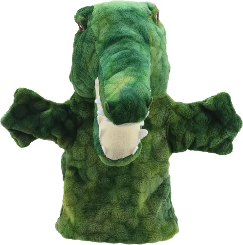 The Puppet Company - Eco Animal Buddies - Marioneta de mano de cocodrilo - 9.8 in