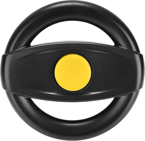 Miniatura 12 de Accmor Juguete para volante de cochecito, volante simulado para cochecito, carritos de compras, carrito universal desmontable de simulación, Negro