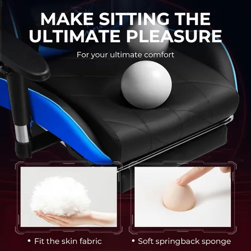 Miniatura 7 de EXRACING Silla de juegos con reposabrazos ajustables en 3D, diseño de estampado de vaca, silla de oficina ergonómica con respaldo alto, silla