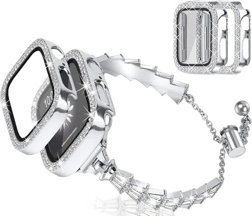 Miniatura 8 de Correas y funda únicas compatibles con correas de Apple Watch de 1.496 pulgadas, 1.575 pulgadas, 1.614 pulgadas, 1.654 pulgadas, 1.732 pulgadas
