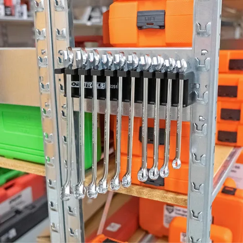 Miniatura 9 de OEMTOOLS 22513 Soporte magnético para llaves y organizador de herramientas, imán sostiene hasta 10 llaves en la mayoría de superficies metálicas