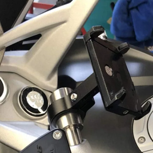 Miniatura 7 de Mzmotpv Repuesto para BMW K1600GT K1600GTL K1600B R1200RT Soporte Universal para Teléfono con Varilla de Extensión Soporte de Navegación Móvil (2)