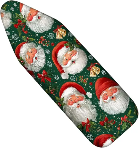 Miniatura 15 de Nuxovilar Funda para tabla de planchar de poliéster de 15 x 54 pulgadas, diseño de hombre de jengibre navideño y golosinas de 15 x 54 pulgadas
