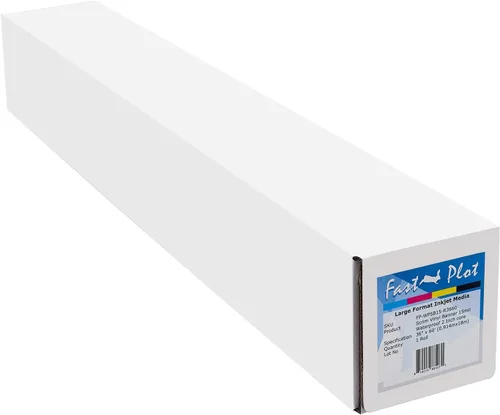 Miniatura 2 de FastPlot Vinilo para Pancartas Retroiluminadas al Aire Libre Resistente al Agua de 15 mil 400g - Rollo de 91 cm x 18 m - núcleo de 5 cm