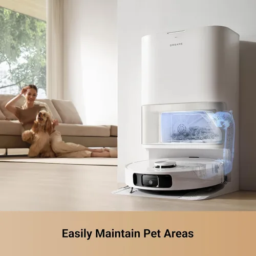 Miniatura 7 de DREAME Robot aspirador y trapeador L10s Ultra Gen 2, 10,000 Pa, tecnología MopExtend Tech, 75 días de vacío automático, trapeador de lavado y secado