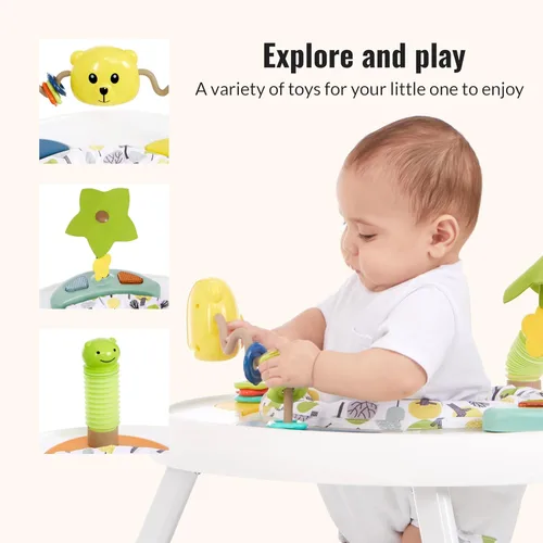 Miniatura 4 de Dream On Me Curio Sit N Seek Centro de Actividades para Bebés en Lima, Centro de Actividades 2 en 1 y Mesa de Juego con 3 Juguetes Desmontables