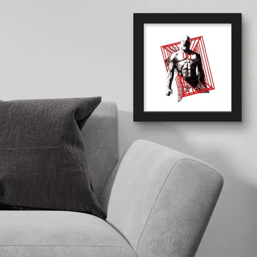 Miniatura 3 de Trends International Gallery Pops Marvel Comics Daredevil - Póster geométrico de tinta de diablo, arte de pared, 12.00 x 12.00 pulgadas, versión