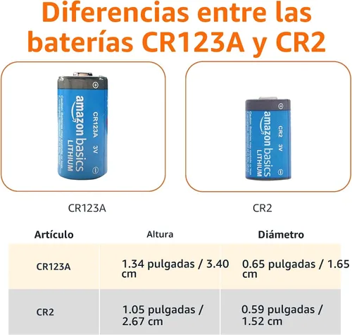 Miniatura 4 de Amazon Basics Baterías de litio CR2, 3 voltios, potencia de larga duración, baja tasa de autodescarga, paquete de 4