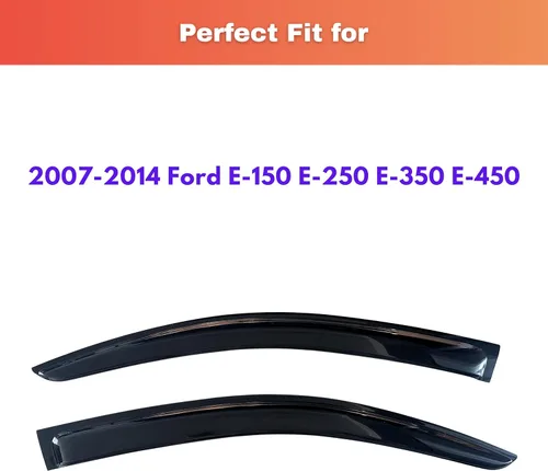 Miniatura 38 de KPY Visor de ventana compatible con Kia Soul 2009-2013, Protector contra lluvia de 4 unidades, deflectores de ventilación de ventana lateral