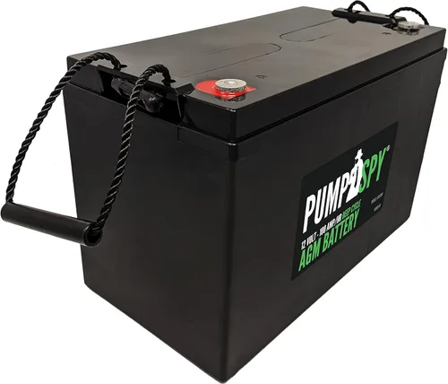 PumpSpy 12V 100Ah Batería AGM de ciclo profundo libre de mantenimiento