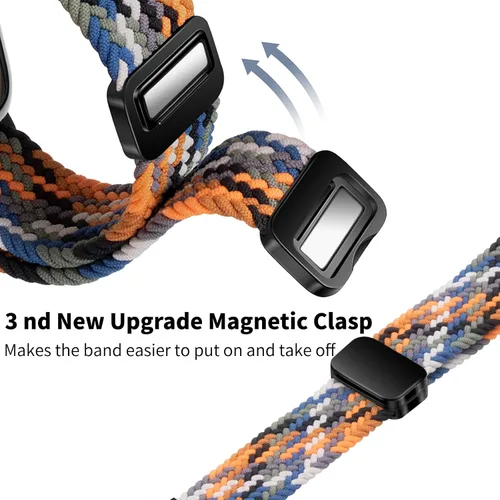 Miniatura 6 de Qimela Correa deportiva compatible con correas de Apple Watch de 1.49, 1.57, 1.61, 1.65, 1.73, 1.77 pulgadas, 1.77 pulgadas, 1.77 pulgadas, correa