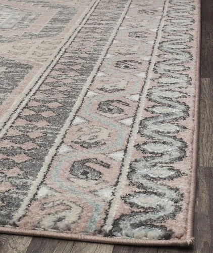 Miniatura 9 de Rugs America Hailey HY10A Heath - Alfombra vintage de transición de 8 x 10 pies