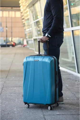 Miniatura 3 de Samsonite, Centric 2 - Maleta rígida expansible con ruedas giratorias, Azul Caribe